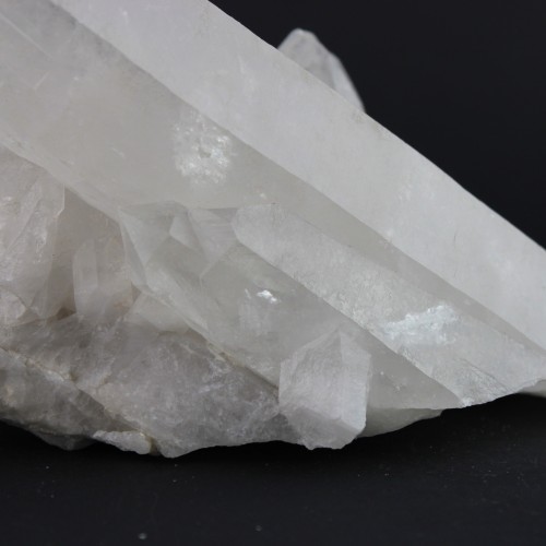 Magnifique Drusa HYALINO QUARTZ Group Thérapie par cristal de chakra à quartz brésilien de haute qualité-7