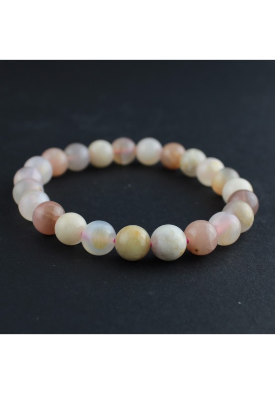 Pulsera de ADULARIA PIETRA DI LUNA Esferas 8mm Pulsera A+