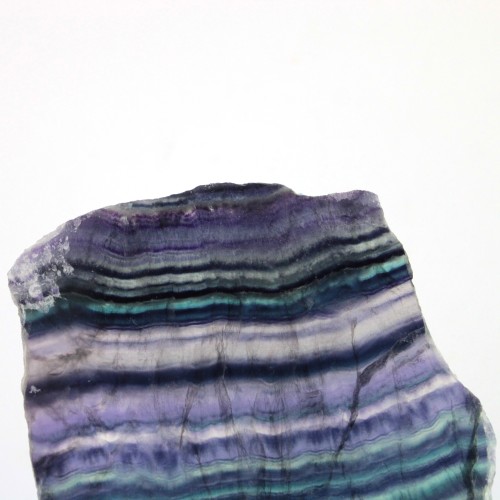 Slice of FLUORITE Mixed RAINBOW Mineral Reflections Collectibles