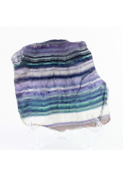Slice of FLUORITE Mixed RAINBOW Mineral Reflections Collectibles