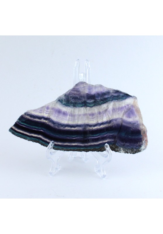 Tranche de fluorite arc-en-ciel Dalle Cristal thérapie Meubles Chakras Reiki