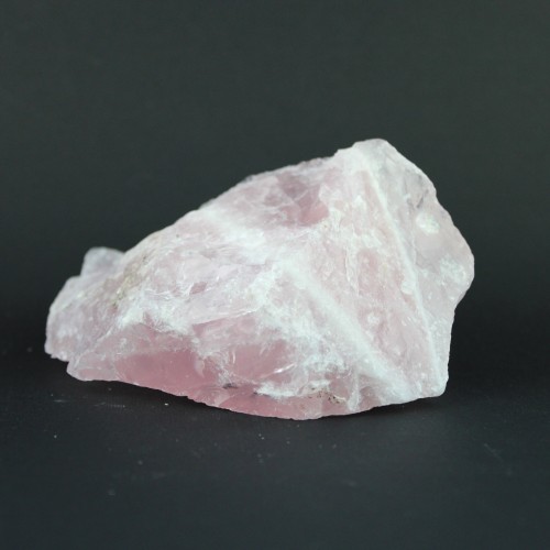 * MINERALI * Blocco Grande Grezzo QUARZO ROSA 520g Alta Qualità Armonia Amore Pace-3