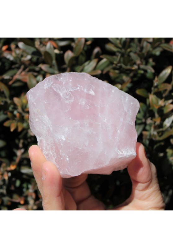 * MINERALS * Large Block ROSE QUARTZ Mineral 385g High Quality A+-1