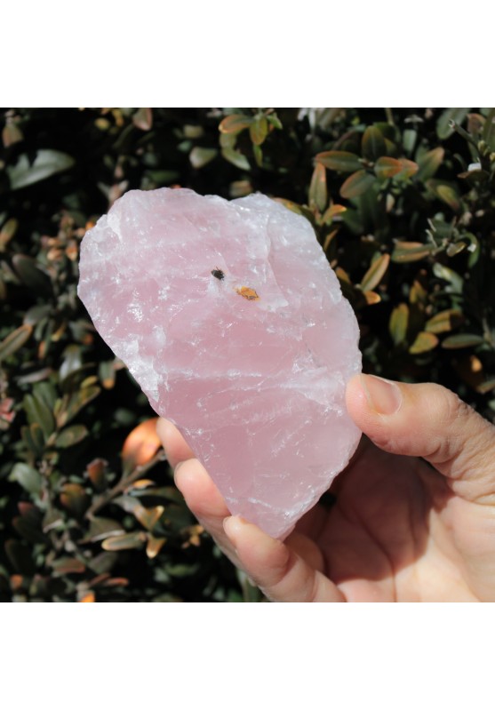 * MINERALS * Large Block ROSE QUARTZ Raw 450 gr High Quality Stone of Love
