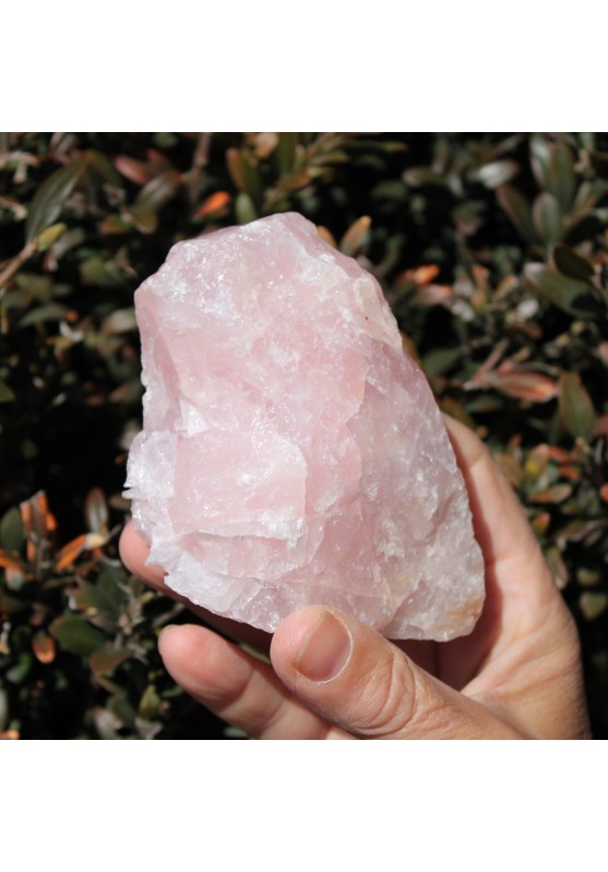 Rose Quartz Rough Minerals Big Block Specimens Crystal Healing Stone 410g-1
