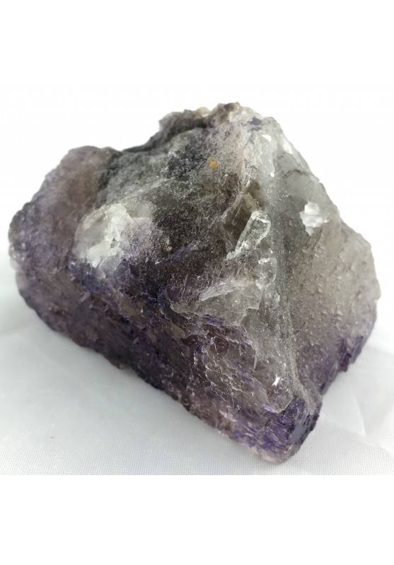 Minéral Prodigieux Échantillon de Fluorine Violet Avec double Fantôme Mexique Chakra-1