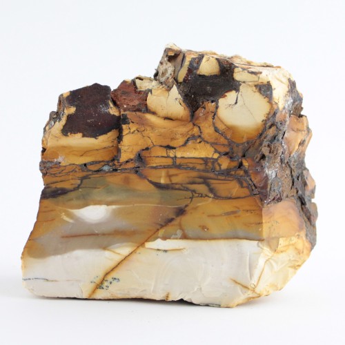 Beautiful Mookaite Jasper 600gr Mokaite Unique Piece White Brown Yellow Australia Collectible Piece-1
