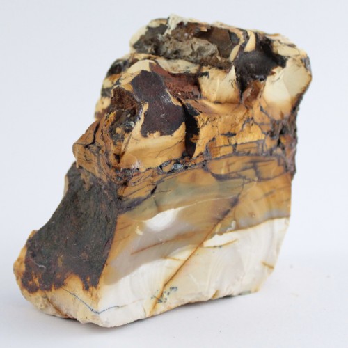 Beautiful Mookaite Jasper 600gr Mokaite Unique Piece White Brown Yellow Australia Collectible Piece-3