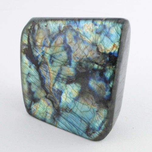 * MINERALI * LABRADORITE Blu e Oro del Madagascar 1 Kg Collezionismo-2