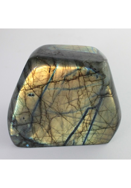 * MINÉRAUX * Superbe LABRADORITE dorée POLIE 1,2 kg Madagascar