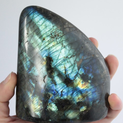 LABRADORITE Yellow Blue Sail High Quality Crystal Therapy A+