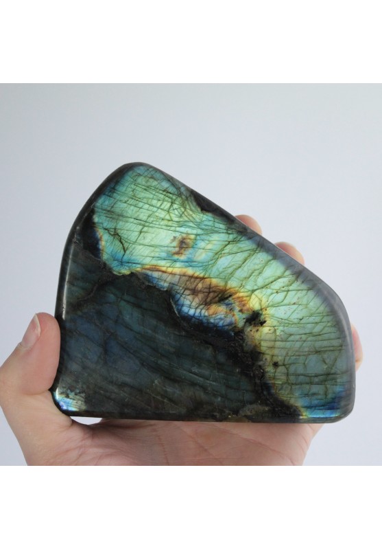 * MINERALS * Madagascar LABRADORITE 730 Gr Crystal Therapy Furnishings