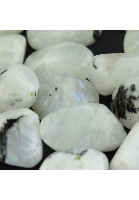 LABRADORITE Bianca - Qualità Extra Pietra di Luna Riflesso Blu Cristalloterapia