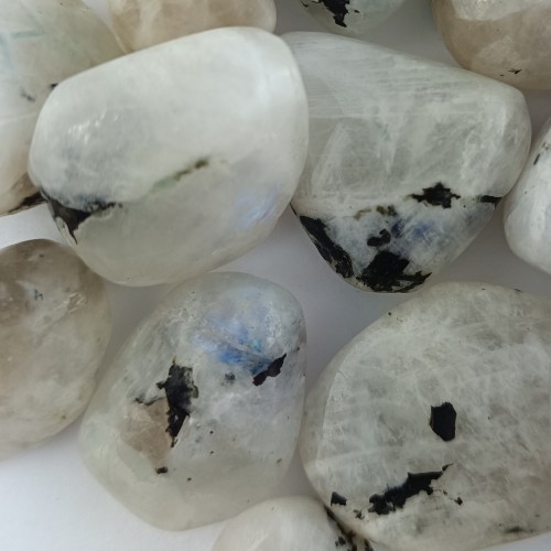 LABRADORITE BLANCHE  Qualité Extra Pierre de Lune reflex BLEU Cristal thérapie