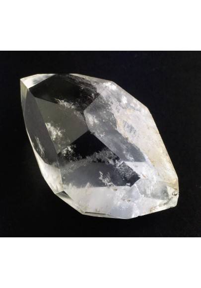 Biterminato Lapidato di QUARZO IALINO Cristallo di Rocca Himalayano Chakra Reiki-1