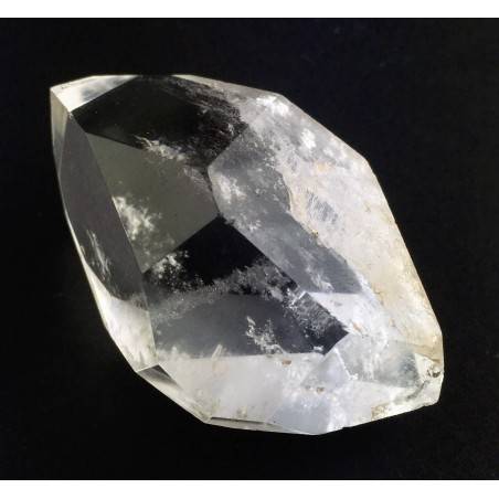 Biterminato Lapidato di QUARZO IALINO Cristallo di Rocca Himalayano Chakra Reiki-1