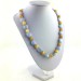 Blue CHALCEDONY JADE & CALCITE Necklace Jewel Crystal Chakra High Quality A+-2