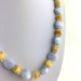 Blue CHALCEDONY JADE & CALCITE Necklace Jewel Crystal Chakra High Quality A+-3