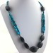 Preciosa COLLAR en LAPISLÁZULI de Alta Calidad y TURQUESA Chakra A+-1