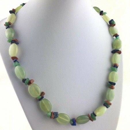 Wonderful JADE Necklace Lapis Lazuli AVENTURINE SUNSTONE Quality A+-1