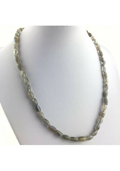 Wonderful Perfect Necklace in LABRADORITE with Reflections High Quality A+ MINERALS-1