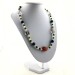 CARNELIAN Black ONIX Hyaline Quartz Chalcedony Jade CALCITE Necklace-4
