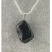 Pendant in Black TOURMALINE Tumbled Necklace MINERALS High Quality Chakra A+-1