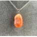 Pendentif dans Agate Cornaline Dégringolé Rouge Collier Minéraux haute Qualité Zen A+-1