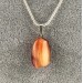 Pendentif dans Agate Cornaline Dégringolé Rouge Collier Minéraux haute Qualité Zen A+-2