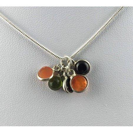 Pendant in CARNELIAN Cabochon Necklace MINERALS High Quality Chakra Reiki A+-1