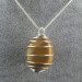 Colgante JASPE MOKAITA - LEO GEMINIS PISCIS Zodiaco Plata A+-2