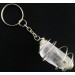 Porte-clés dans Quartz Hyalin - AQUARIUM Zodeaco Argent monté Fabriqué à la main-2