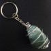 Porte-clés Jade Africain - ÉQUILIBRE Zodeaco Spirale Plaqué Argent Collier-1
