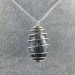 Ciondolo SODALITE BRASILE - VERGINE SAGITTARIO Zodiaco Spirale Argento A+-4