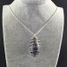 Ciondolo SODALITE BRASILE - VERGINE SAGITTARIO Zodiaco Spirale Argento A+-5