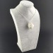White LABRADORITE Moon STONE PENDANT - GEMINI Zodiac Silver A+-3