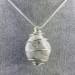 White LABRADORITE Moon STONE PENDANT - GEMINI Zodiac Silver A+-4
