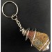 Portachiavi CALLO PIRITE GREZZA - CAPRICORNO Zodiaco Spirale Placcata Argento-1
