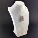 Ciondolo FLUORITE MISTA Montato Artigianalmente Spirale Placcata Argento Collana-9