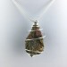 Ciondolo CALLO PIRITE GREZZA - CAPRICORNO Zodiaco Spirale Placcata Argento A+-1