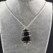 Colgante ASTROFILITA Hecho a mano en Espiral Baño de Plata Collar-2