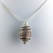 Pendentif Quartz HÉMATOÏDE - CANCER Zodeaco Spirale Plaqué Argent Cadeau A+-4