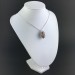 Pendentif Quartz HÉMATOÏDE - CANCER Zodeaco Spirale Plaqué Argent Cadeau A+-6