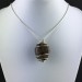 CHIASTOLITE Pendant - LIBRA GEMINI Zodiac SILVER Plated Spiral Crystal Bead Stones A+-2