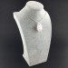 Pendentif CALCITE DE MANGANO Fabriqué à la main Spirale Plaqué Argent A+-3