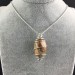 Picture Jasper Pendant Pendant Hand Made on Silver Plated Spiral Minerals Chakra A+-2