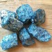 Blue APATITE Crystal Rough Stone MINERALS Crystal Healing Chakra A+-1
