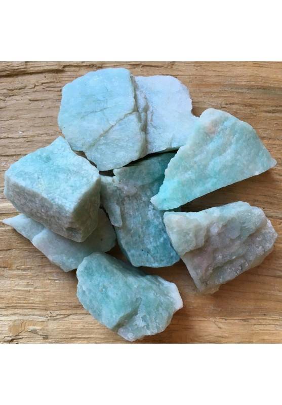 AMAZZONITE GREZZA Brasile Minerale Naturali Cristalloterapia Chakra A+-1