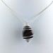BULL'S EYE Pendant Hand Made on SILVER Plated Spiral Tumbled Stone Healing A+-1