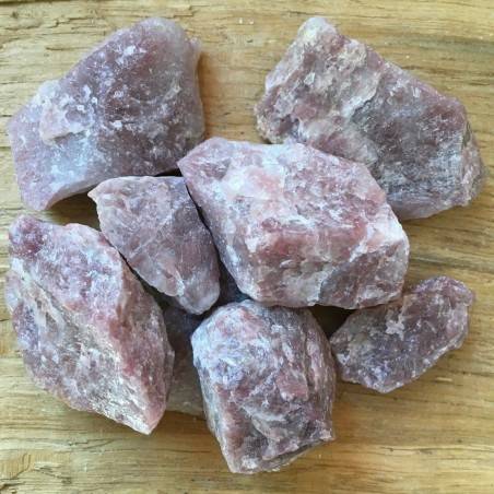 RAW STRAWBERRY QUARTZ Brazil Natural Minerals Crystal Healing Chakra Reiki A+-1